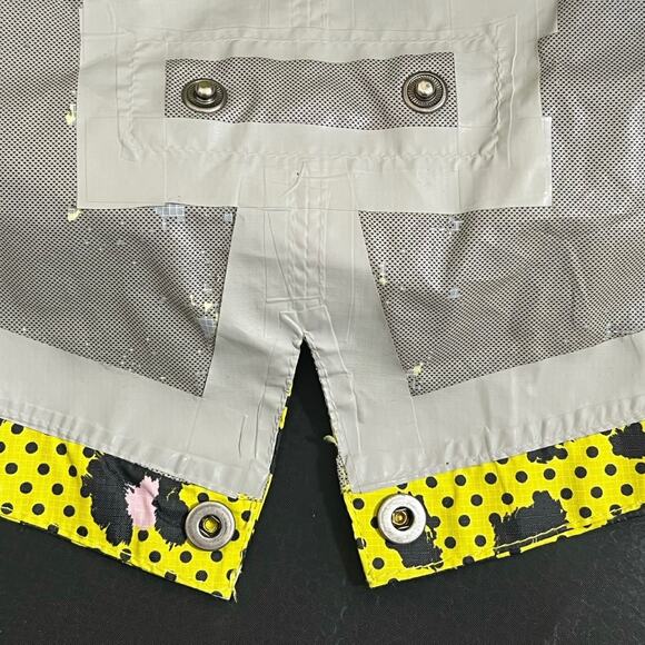 The North Face Hooded Penelope Jacket Blazing Yellow Leopard Womens Size Small - Picture 11 of 11